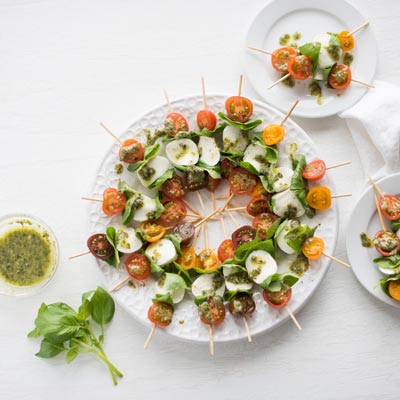 Mini Caprese Skewers