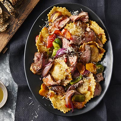 Tri-Color Pepper Beef