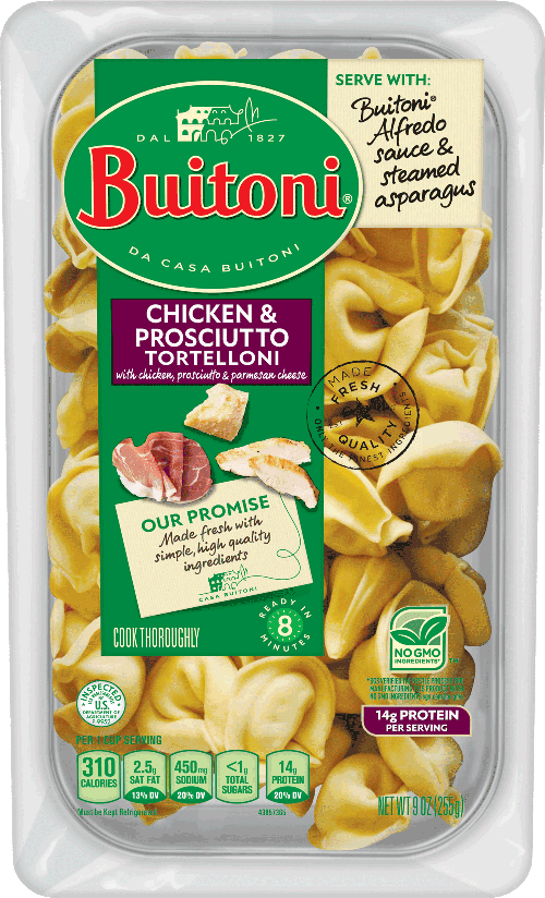 Refrigerated Chicken Prosciutto Tortelloni - 9 oz.