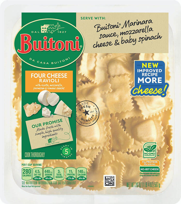 Four Cheese Ravioli - 20 oz.